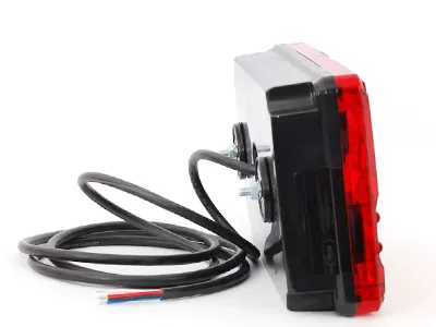 WAS LED Baklampa Släpvagn Höger 12-24V Multifunktion 232x142mm - Bild 2