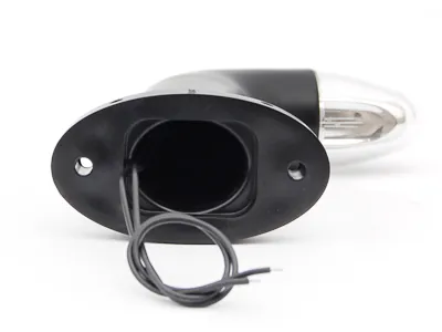 WAS LED Sidomarkeringsljus Viking 12-24V Vit/Röd/Orange med Gummiarm - Bild 2