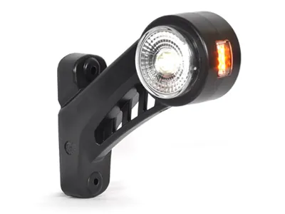 WAS LED Sidomarkeringsljus 12-24V Vit/Röd/Orange med Gummiarm - Bild 2