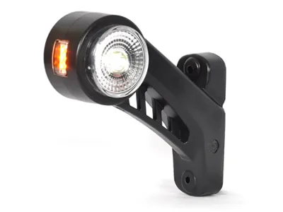 WAS LED Sidomarkeringsljus 12-24V Vit/Röd/Orange med Gummiarm 60mm - Bild 2