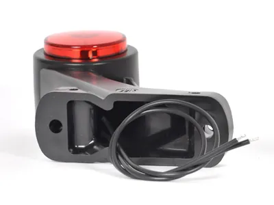 WAS LED Sidomarkeringsljus 12-24V Vit/Röd/Orange med Gummiarm 60mm - Bild 3