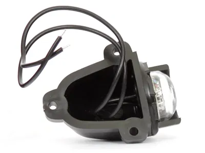 WAS LED-Skyltbelysning 12-24V Svart med Förlängningsdel ECE-Godkänd - Bild 2