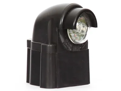 WAS LED-Skyltbelysning 12-24V Svart med Förlängningsdel ECE-Godkänd - Bild 3