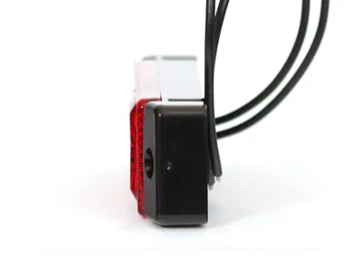 WAS LED Sidomarkeringsljus Röd 12-24V ECE-Godkänd 130mm - Bild 2