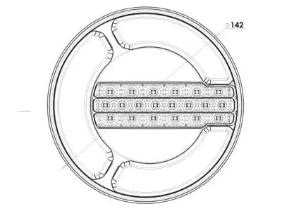 LED Bakljus 12-24V med Neon Dagljus och Dynamisk Blinkers ø142mm - Bild 2