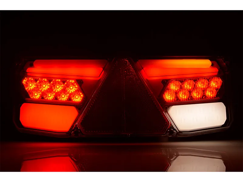 WAS LED Bakljus 12-24V med Dynamisk Blinkers för Släpvagn - Bild 4