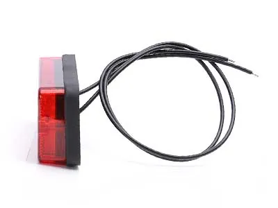 LED-Dimbakljus Röd 12-24V Universal Vänster+Höger 107x47mm - Bild 3