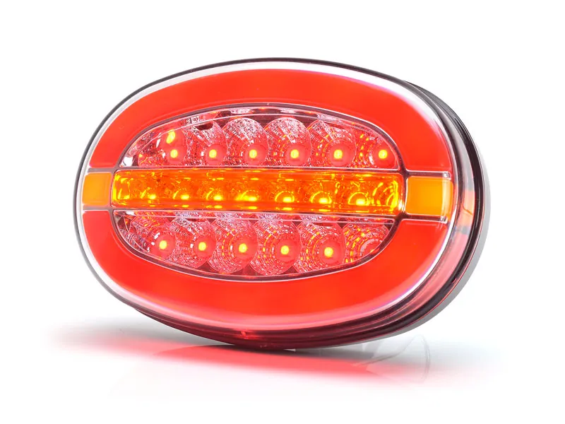WAS LED-baklampa 3 funktioner 12-24V 136 x 91 mm
