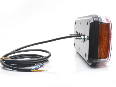 WAS LED Baklampa Multifunktion 12-24V Vänster Släpvagn 306x133mm - Bild 3