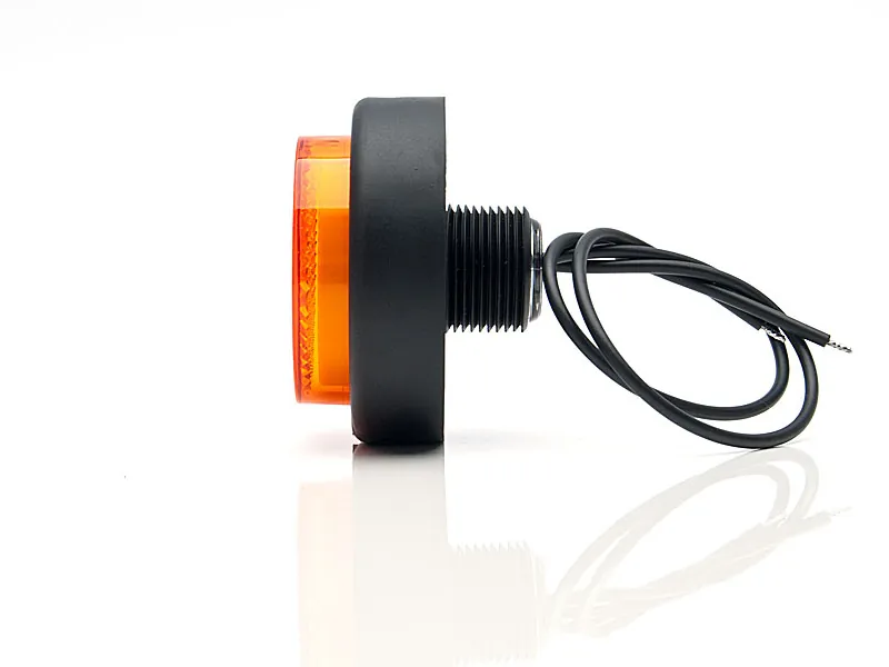 Was LED Sidomarkeringsljus 12-24V 3 LED ø21mm Monteringshål - Bild 2