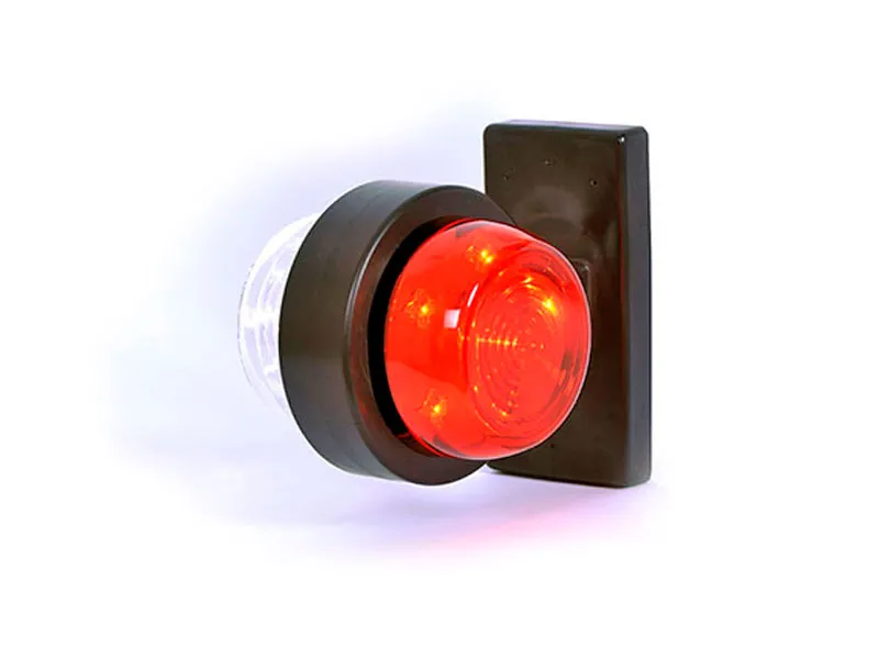 WAS LED Positionslampa 12/24V ø78mm Sidomarkeringsljus med ECE & ADR Godkännande - Bild 2