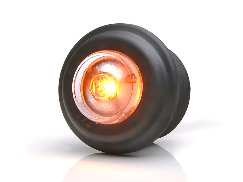 WAS LED-sidoblinkers gul 12V ø 29 mm
