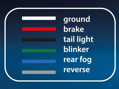 AUTOLINE LED-Bakljus Höger 12-24V med Dynamisk Blinkers 354x140mm - Bild 2