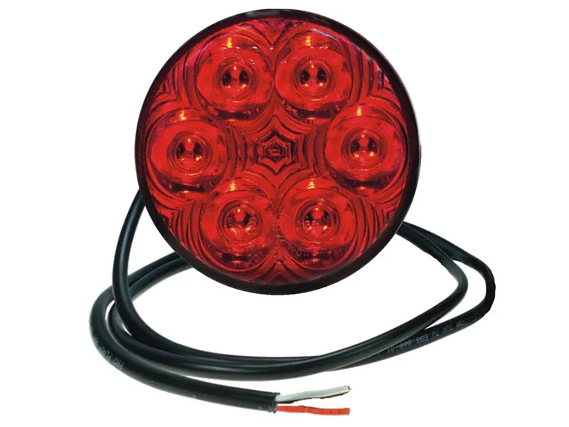 LED Dimbakljus 12-24V 63mm - Lågprofil med 6 LED - ADR/ECE Godkänd - Ledextraljus.eu