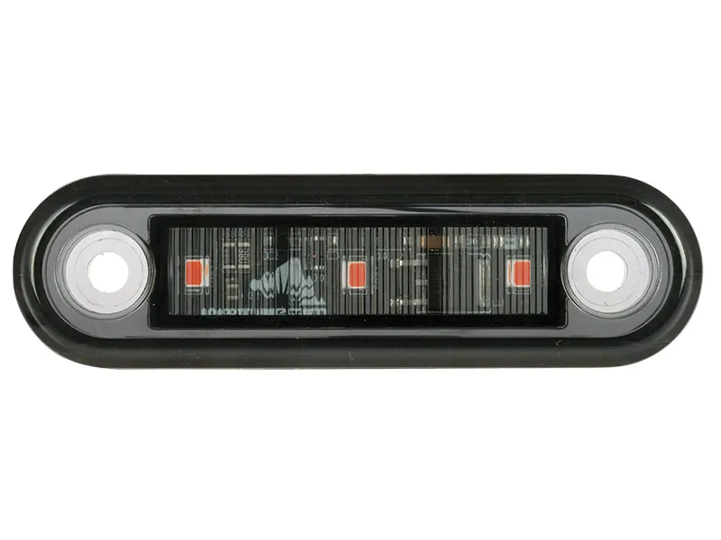 Optibeam Dark Phantom LED-positionsljus röd 79,5 x 22,5 mm, 0,5 m ADR-kabel - Bild 6