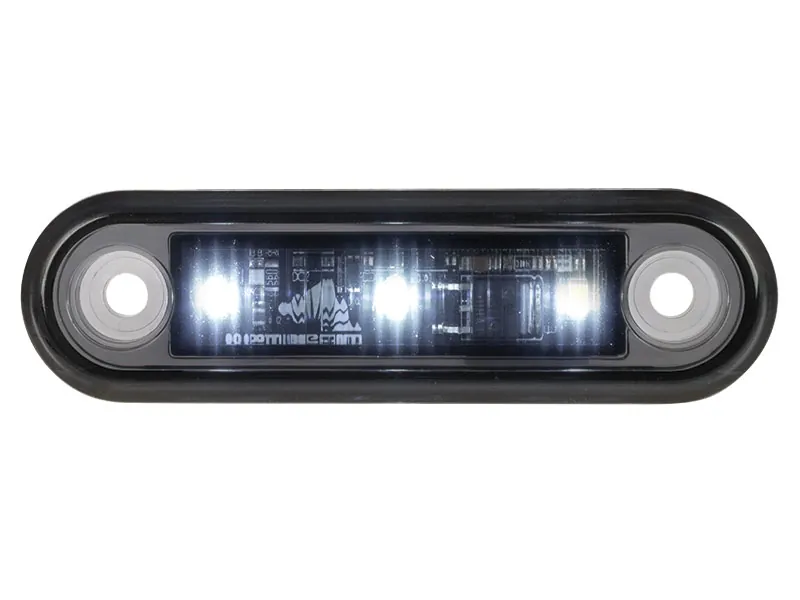 Optibeam Dark Phantom LED-positionsljus vit 79,5 x 22,5 mm, 0,5 m ADR-kabel - Bild 5