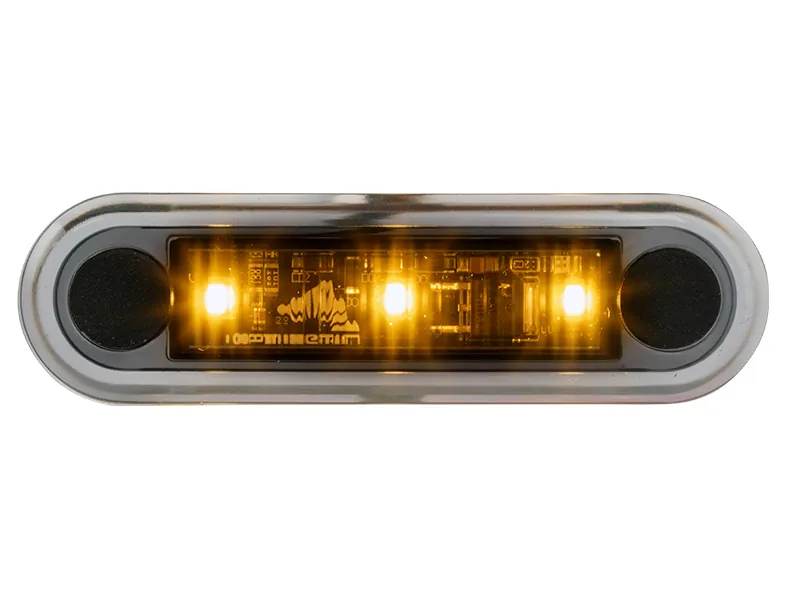 Optibeam Dark Phantom LED-positionsljus gul 79,5 x 22,5 mm, 5 m ADR-kabel - Bild 4