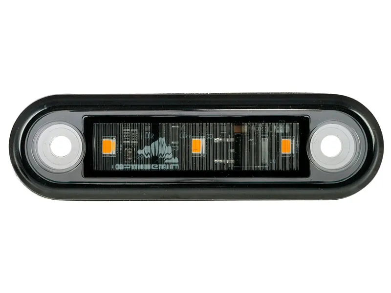 Optibeam Dark Phantom LED-positionsljus gul 79,5 x 22,5 mm, 5 m ADR-kabel - Bild 6