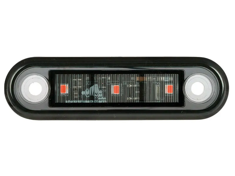 Optibeam Dark Phantom LED-positionsljus röd 79,5 x 22,5 mm, 5 m ADR-kabel - Bild 6