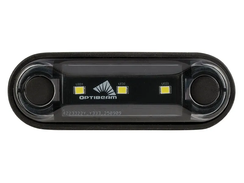 Optibeam Dark Phantom LED-positionsljus vit 85,4 x 28,1 mm, 5 m ADR-kabel - Bild 2