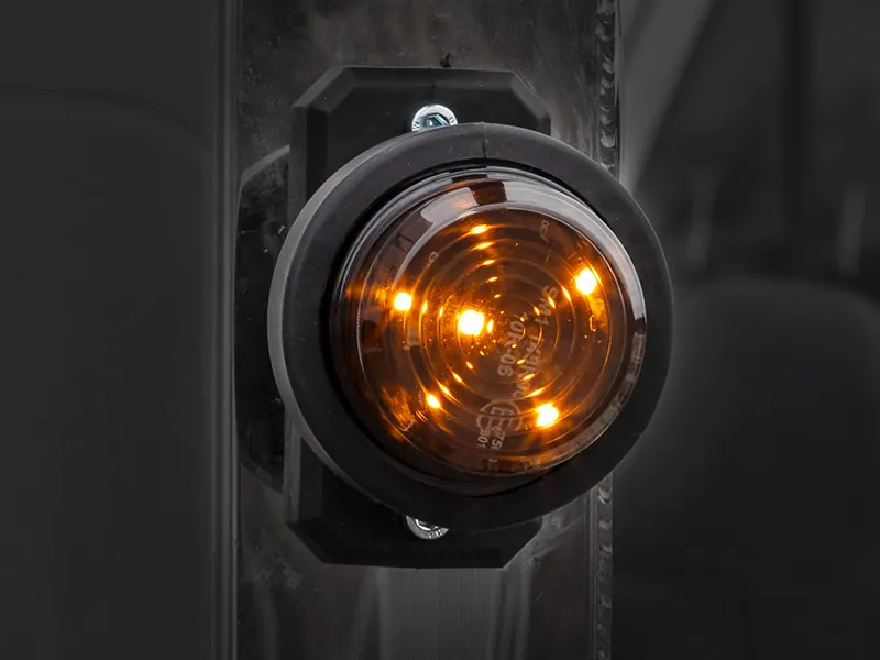 Optibeam Dark Phantom LED-positionsljus gul ø 70 mm, 5 m ADR-kabel - Bild 5