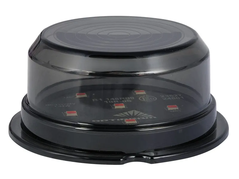 Optibeam Dark Phantom LED-positionsljus röd ø 70 mm, 5 m ADR-kabel - Bild 2