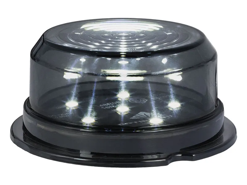 Optibeam Dark Phantom LED-positionsljus vit ø 70 mm, 5 m ADR-kabel - Ledextraljus.eu