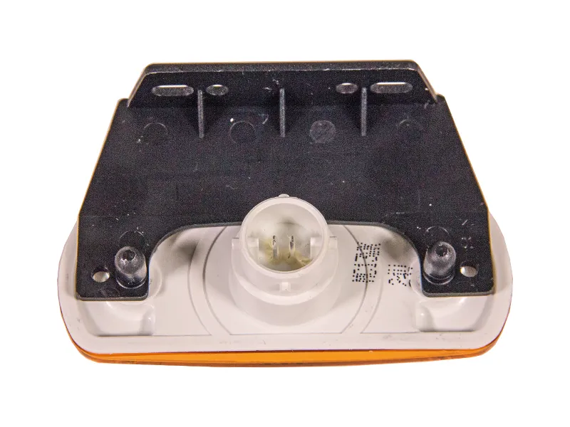 LED Sidomarkeringsljus Gul 24V med Reflektor - Skruvavstånd 30/47-56mm - Bild 2