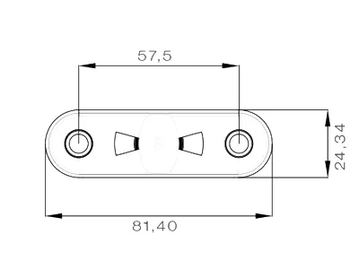 ASPöCK LED Sidomarkeringsljus Röd 12-24V ADR-Zone 2 IP69K - Bild 2