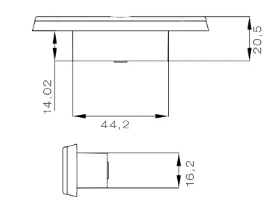 ASPöCK LED Sidomarkeringsljus Röd 12-24V ADR-Zone 2 IP69K - Bild 3