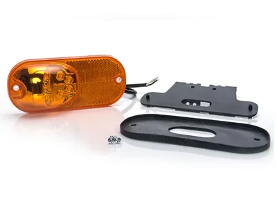 WAS LED Sidomarkeringsljus Multifunktion 12-24V Gul Lins ECE-godkänd - Bild 2