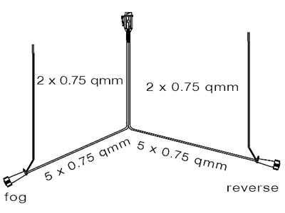 ASPöCK Kabelkit 13-pin + 5-pin Bajonett med Förlängningskablar 6m + 2x4.5m - Bild 2