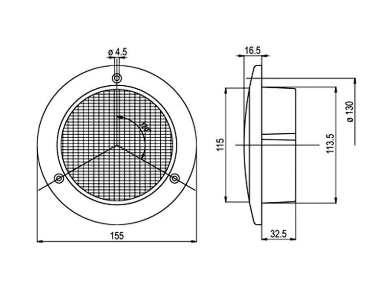 LED Backljus och Dimljus 24V 155mm Krom - Kombinerad Bakre Belysning - Bild 2