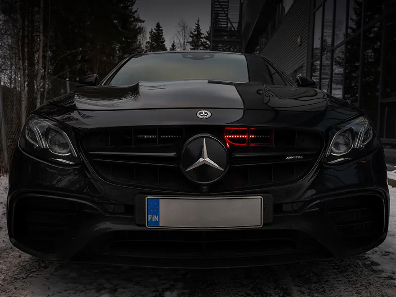 Night Rider Tuning Light Röd LED-list 60cm 12V - Ledextraljus.eu