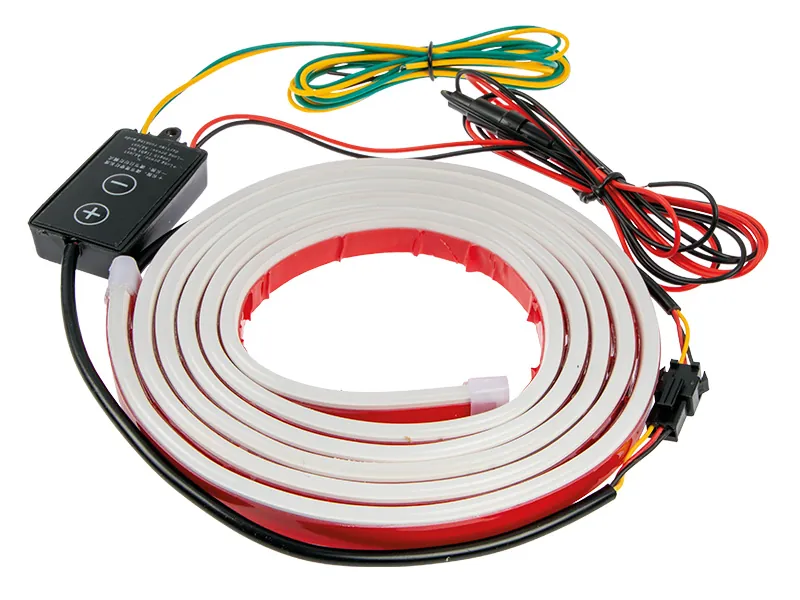 LED Motorhuv Ljuslist Vit/Orange 180cm 11-15V - Tuning med Blinkfunktion - Bild 3