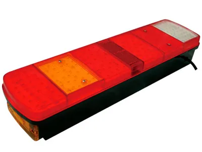 LED-Bakljus 7-kammarsystem 24V Höger Scania-modell E-godkänd 514x129mm - Bild 2