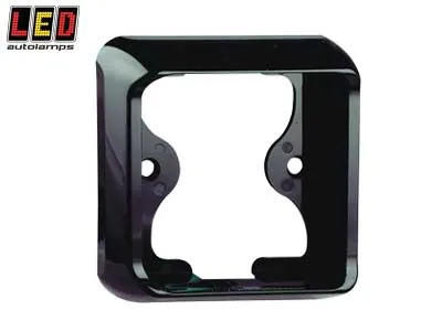 LED AUTOLAMPS Monteringsfäste Svart 100mm Ytmontage - Ledextraljus.eu