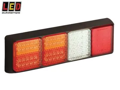 LED AUTOLAMPS LED-Bakljus Kombination Vänster 12-24V Ytmontage - Ledextraljus.eu