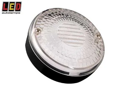 LED AUTOLAMPS LED Backljus 12-24V Rund Ø140mm Ytmontage ECE-Godkänd - Ledextraljus.eu