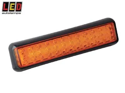 LED AUTOLAMPS LED Bakre Blinkers 160mm 12-24V Kompakt Ytmontage - Ledextraljus.eu