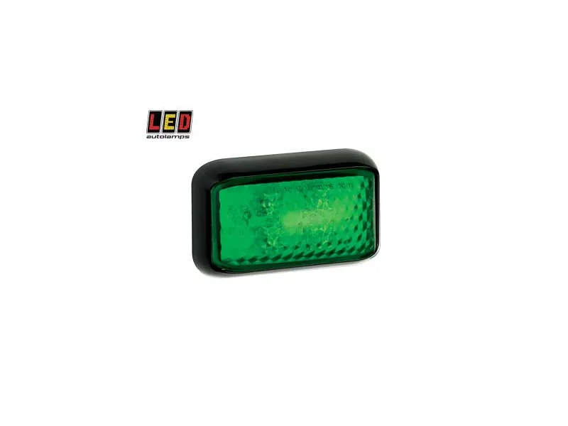 LED Autolamps LED-markeringsljus grönt 12-24V 58 x 35 mm