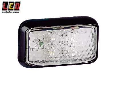 LED AUTOLAMPS LED Sidomarkeringsljus Vit 12-24V Kompakt Ytmontage - Ledextraljus.eu
