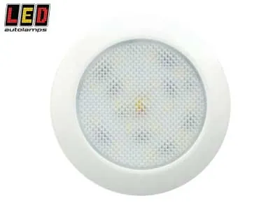 LED Autolamps LED Innerbelysning 12V 180lm Kallvit - Låg Profil 9mm - Ledextraljus.eu