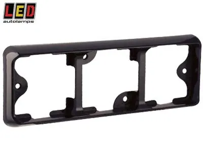 LED Autolamps Monteringsfäste Svart 80mm Lampor Ytmontage 240mm Skruvhål - Ledextraljus.eu