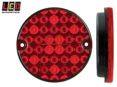 LED AUTOLAMPS LED-bakljus Rund 95mm 12-24V Stopp/Bakljus - Ledextraljus.eu
