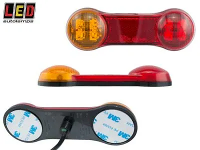LED Autolamps DogBone Kombilampor 12V - Tvillingpaket med Bromsljus, Bakljus & Blinkers - Bild 3