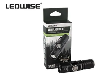 LEDWISE Saint Ficklampa 1000 Lumen med CREE XP-L LED och Magnetfäste - Ledextraljus.eu
