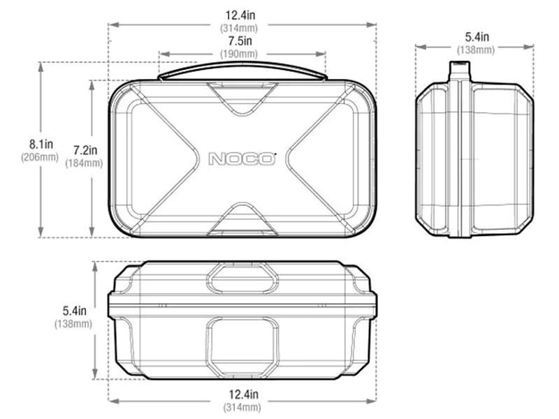 NOCO Skyddande Fodral för Genius Boost HD - Bild 4