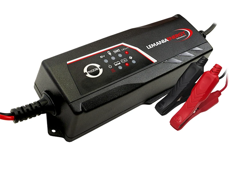 LEMANIA 6V/12V 4A automatisk batteriladdare - Ledextraljus.eu