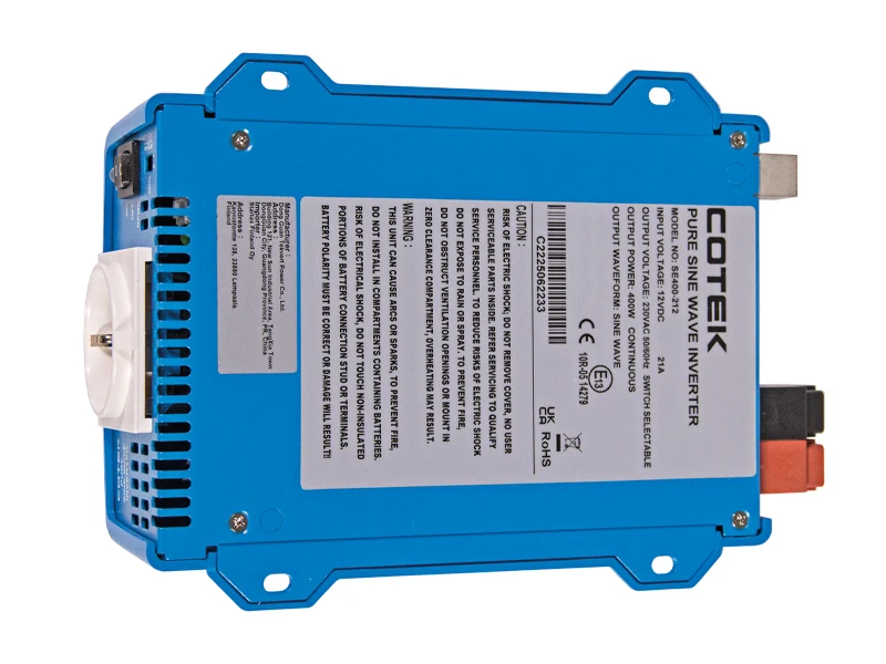 COTEK Pure Sine Wave Inverter 400W 230VAC/12V - Bild 4
